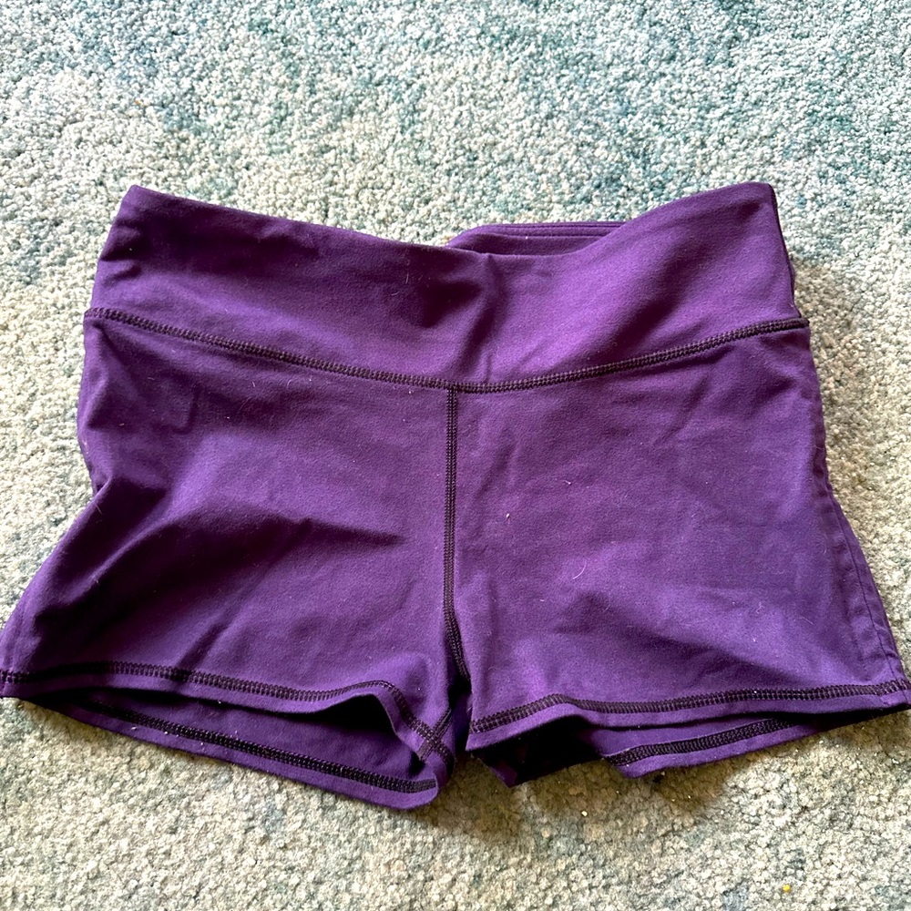 Purple Fabletics Bike Shorts